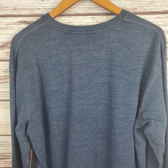 NWT SAXX Mens Medium 3SIX FIVE CREW Neck Navy Blue Long Sleeve Sweatshirt     #9 - Picture 7 of 8